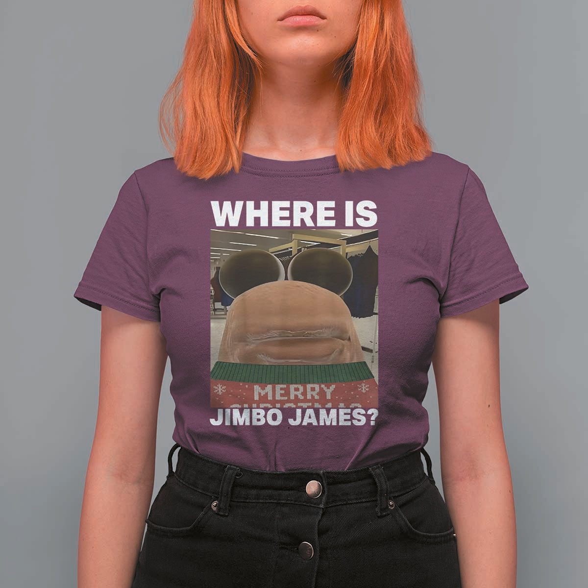 Funny Marcus The Worm Christmas T Shirt For Women Where Is Jimbo James Xmas Ugly Sweater - Wonder Print Shop