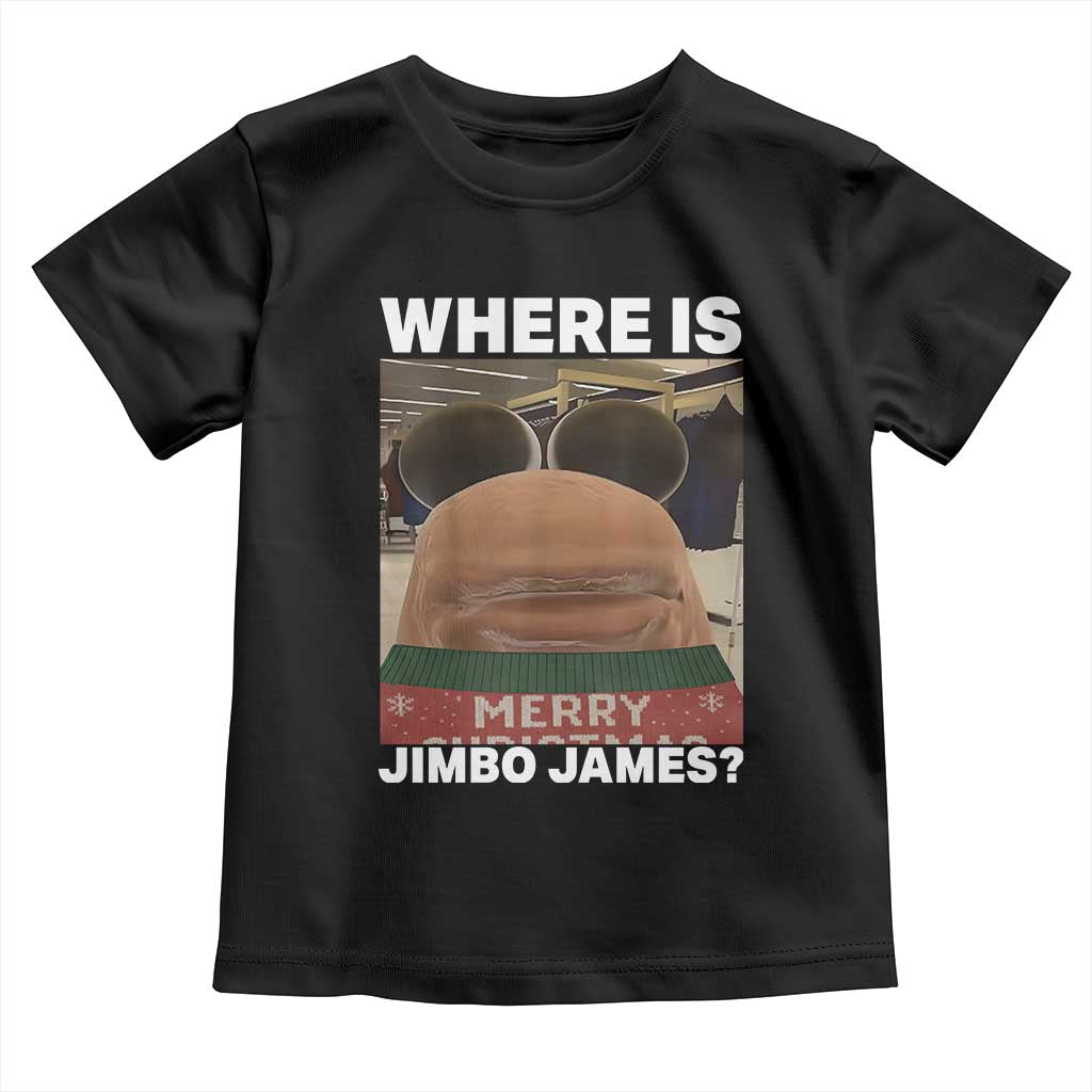 Funny Marcus The Worm Christmas Toddler T Shirt Where Is Jimbo James Xmas Ugly Sweater - Wonder Print Shop