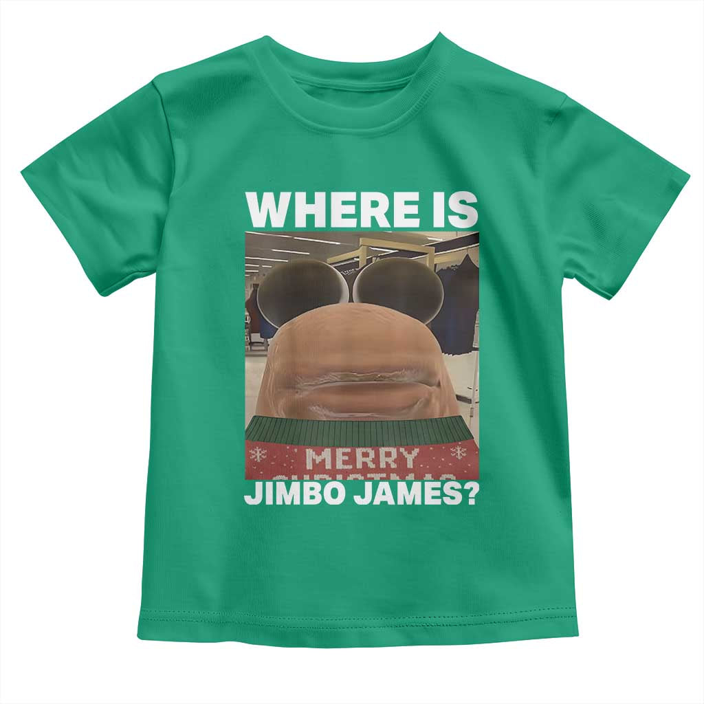 Funny Marcus The Worm Christmas Toddler T Shirt Where Is Jimbo James Xmas Ugly Sweater - Wonder Print Shop