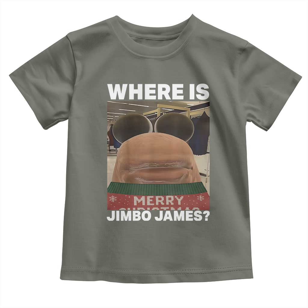 Funny Marcus The Worm Christmas Toddler T Shirt Where Is Jimbo James Xmas Ugly Sweater - Wonder Print Shop