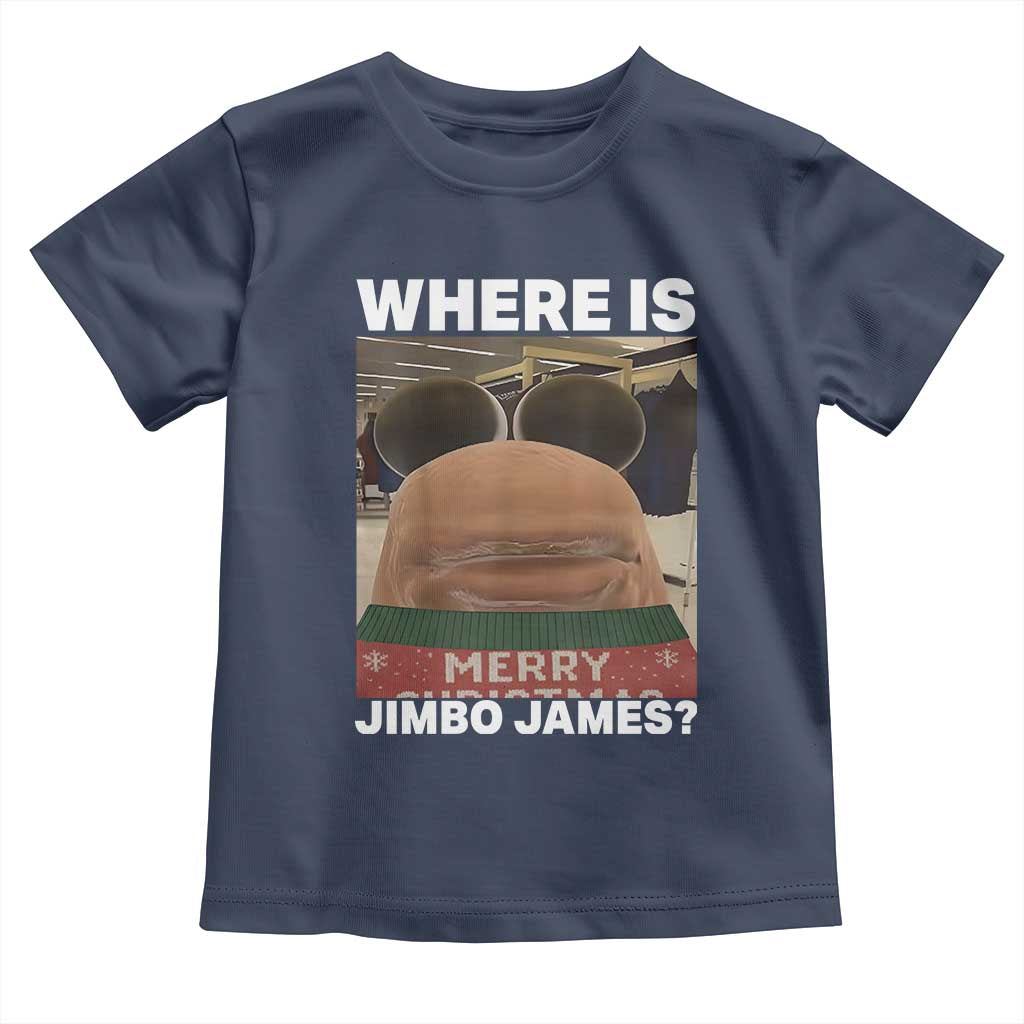 Funny Marcus The Worm Christmas Toddler T Shirt Where Is Jimbo James Xmas Ugly Sweater - Wonder Print Shop