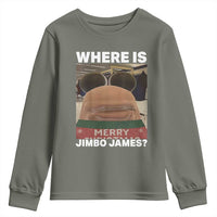Funny Marcus The Worm Christmas Youth Sweatshirt Where Is Jimbo James Xmas Ugly Sweater - Wonder Print Shop