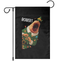 Funny Christmas Marcus The Worm Robert Xmas Elf Garden Flag - Wonder Print Shop