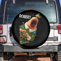 Funny Christmas Marcus The Worm Robert Xmas Elf Spare Tire Cover - Wonder Print Shop
