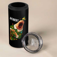 Funny Christmas Marcus The Worm Robert Xmas Elf 4 in 1 Can Cooler Tumbler - Wonder Print Shop