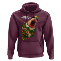 Funny Christmas Marcus The Worm Robert Xmas Elf Hoodie - Wonder Print Shop