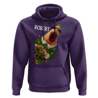 Funny Christmas Marcus The Worm Robert Xmas Elf Hoodie - Wonder Print Shop