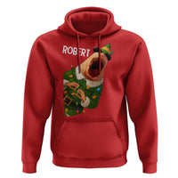 Funny Christmas Marcus The Worm Robert Xmas Elf Hoodie - Wonder Print Shop