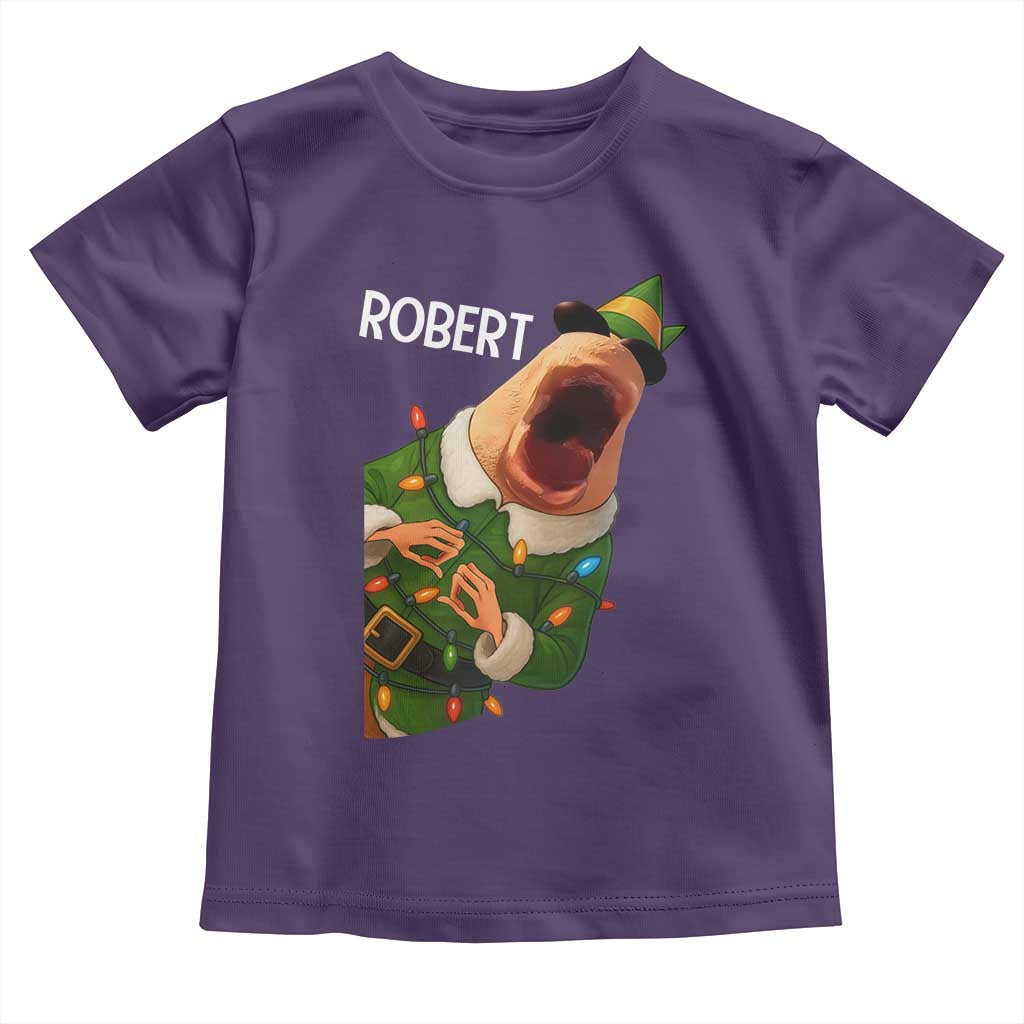 Funny Christmas Marcus The Worm Robert Xmas Elf Toddler T Shirt - Wonder Print Shop