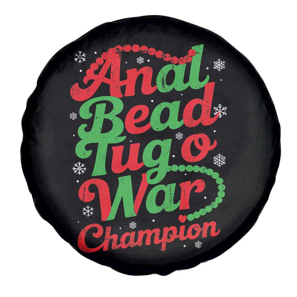 Funny Anal Bead Tug O War Christmas Spare Tire Cover Inappropriate Adult Humor Weird Cringe - Wonder Print Shop