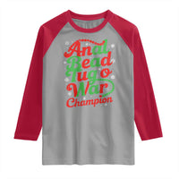 Funny Anal Bead Tug O War Christmas Raglan Shirt Inappropriate Adult Humor Weird Cringe - Wonder Print Shop