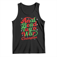 Funny Anal Bead Tug O War Christmas Tank Top Inappropriate Adult Humor Weird Cringe - Wonder Print Shop
