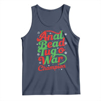 Funny Anal Bead Tug O War Christmas Tank Top Inappropriate Adult Humor Weird Cringe - Wonder Print Shop