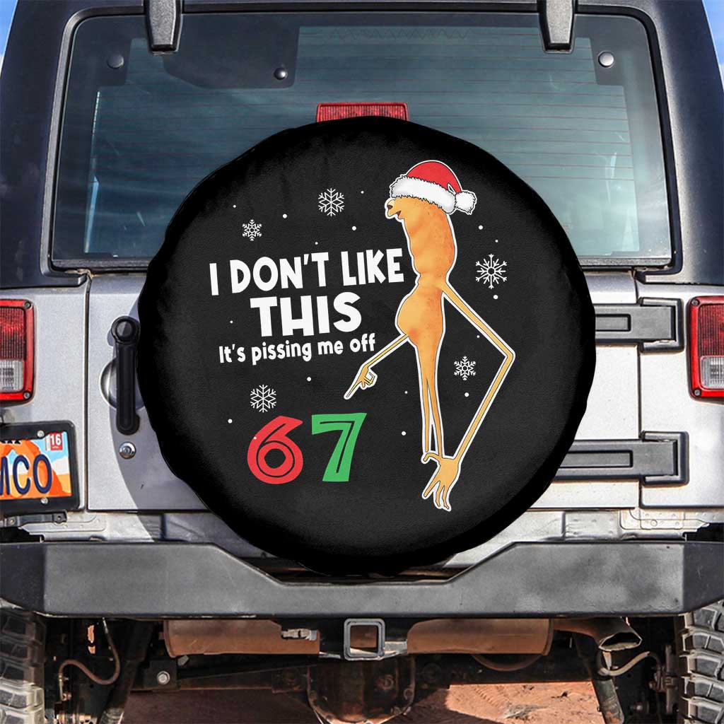 Funny Marcus The Worm 67 Meme Christmas Spare Tire Cover I Don't Like This It's Pissing Me Off - Wonder Print Shop