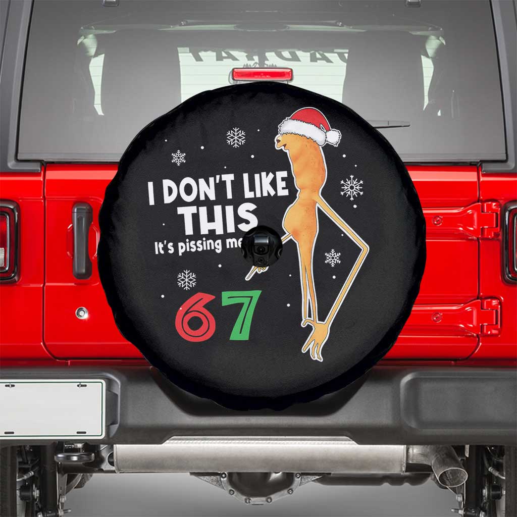 Funny Marcus The Worm 67 Meme Christmas Spare Tire Cover I Don't Like This It's Pissing Me Off - Wonder Print Shop