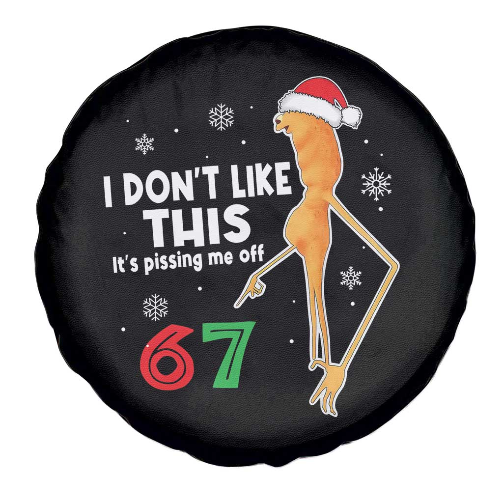 Funny Marcus The Worm 67 Meme Christmas Spare Tire Cover I Don't Like This It's Pissing Me Off - Wonder Print Shop