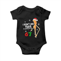 Funny Marcus The Worm 67 Meme Christmas Baby Onesie I Don't Like This It's Pissing Me Off - Wonder Print Shop