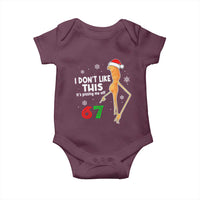 Funny Marcus The Worm 67 Meme Christmas Baby Onesie I Don't Like This It's Pissing Me Off - Wonder Print Shop