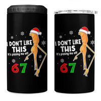 Funny Marcus The Worm 67 Meme Christmas 4 in 1 Can Cooler Tumbler I Don't Like This It's Pissing Me Off - Wonder Print Shop