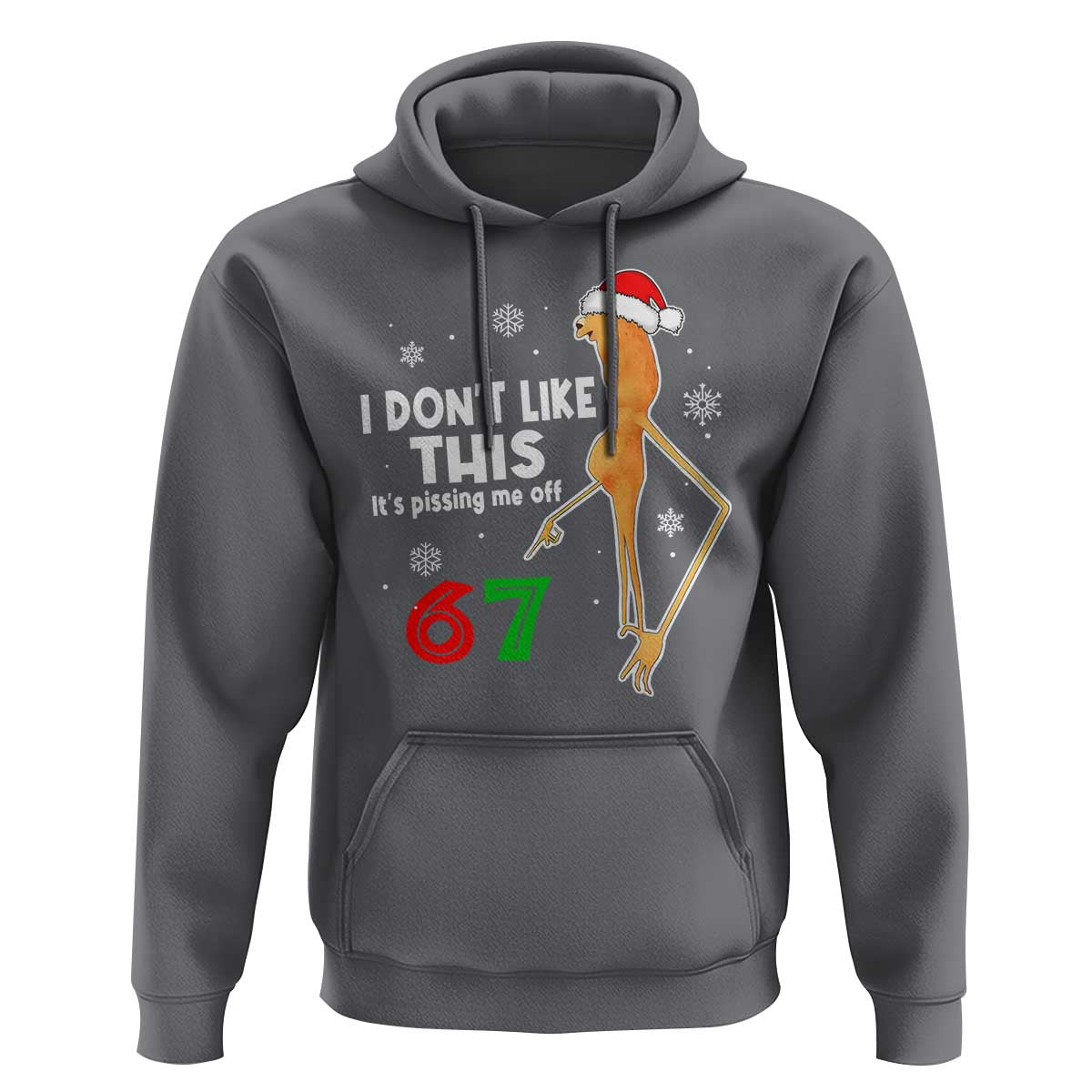 Funny Marcus The Worm 67 Meme Christmas Hoodie I Don't Like This It's Pissing Me Off - Wonder Print Shop