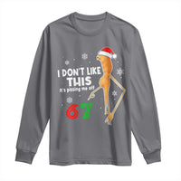 Funny Marcus The Worm 67 Meme Christmas Long Sleeve Shirt I Don't Like This It's Pissing Me Off - Wonder Print Shop