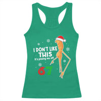 Funny Marcus The Worm 67 Meme Christmas Racerback Tank Top I Don't Like This It's Pissing Me Off - Wonder Print Shop