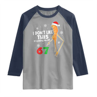 Funny Marcus The Worm 67 Meme Christmas Raglan Shirt I Don't Like This It's Pissing Me Off - Wonder Print Shop