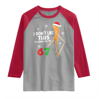 Funny Marcus The Worm 67 Meme Christmas Raglan Shirt I Don't Like This It's Pissing Me Off - Wonder Print Shop