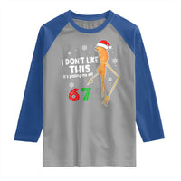 Funny Marcus The Worm 67 Meme Christmas Raglan Shirt I Don't Like This It's Pissing Me Off - Wonder Print Shop