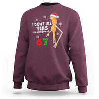 Funny Marcus The Worm 67 Meme Christmas Sweatshirt I Don't Like This It's Pissing Me Off - Wonder Print Shop