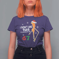 Funny Marcus The Worm 67 Meme Christmas T Shirt For Women I Don't Like This It's Pissing Me Off - Wonder Print Shop