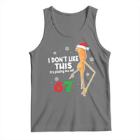 Funny Marcus The Worm 67 Meme Christmas Tank Top I Don't Like This It's Pissing Me Off - Wonder Print Shop