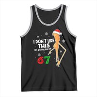 Funny Marcus The Worm 67 Meme Christmas Tank Top I Don't Like This It's Pissing Me Off - Wonder Print Shop