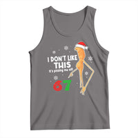 Funny Marcus The Worm 67 Meme Christmas Tank Top I Don't Like This It's Pissing Me Off - Wonder Print Shop
