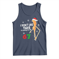 Funny Marcus The Worm 67 Meme Christmas Tank Top I Don't Like This It's Pissing Me Off - Wonder Print Shop