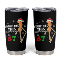 Funny Marcus The Worm 67 Meme Christmas Tumbler Cup I Don't Like This It's Pissing Me Off - Wonder Print Shop