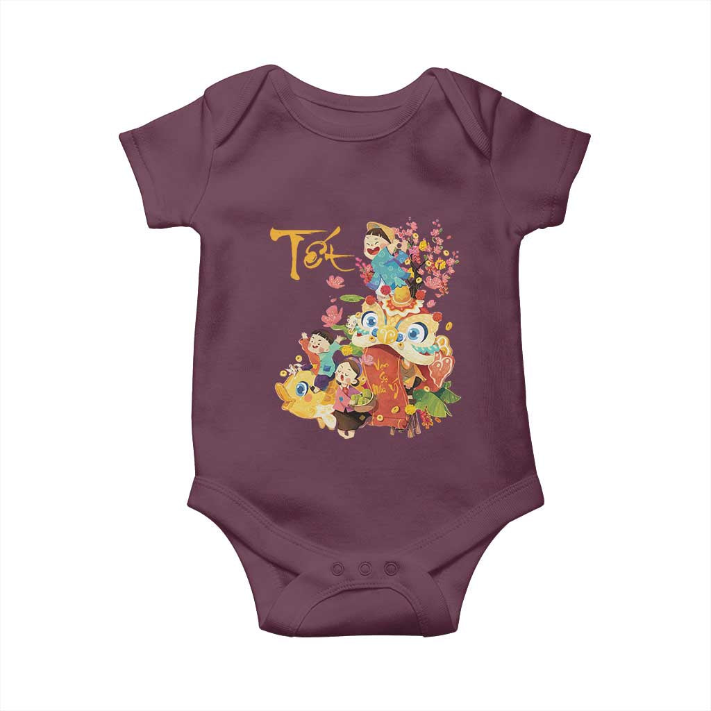Funny Tet Vietnamese New Year 2025 Viet Holiday Baby Onesie