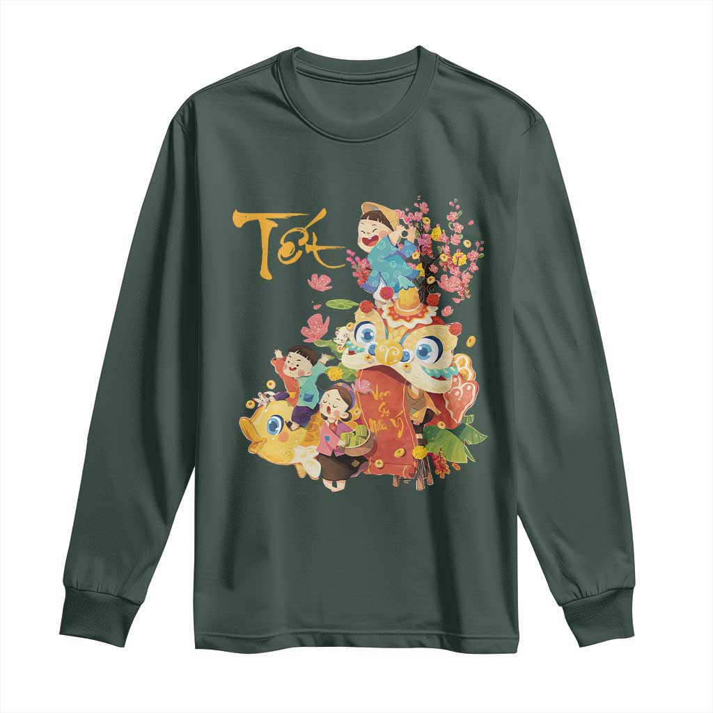 Funny Tet Vietnamese New Year 2025 Viet Holiday Long Sleeve Shirt