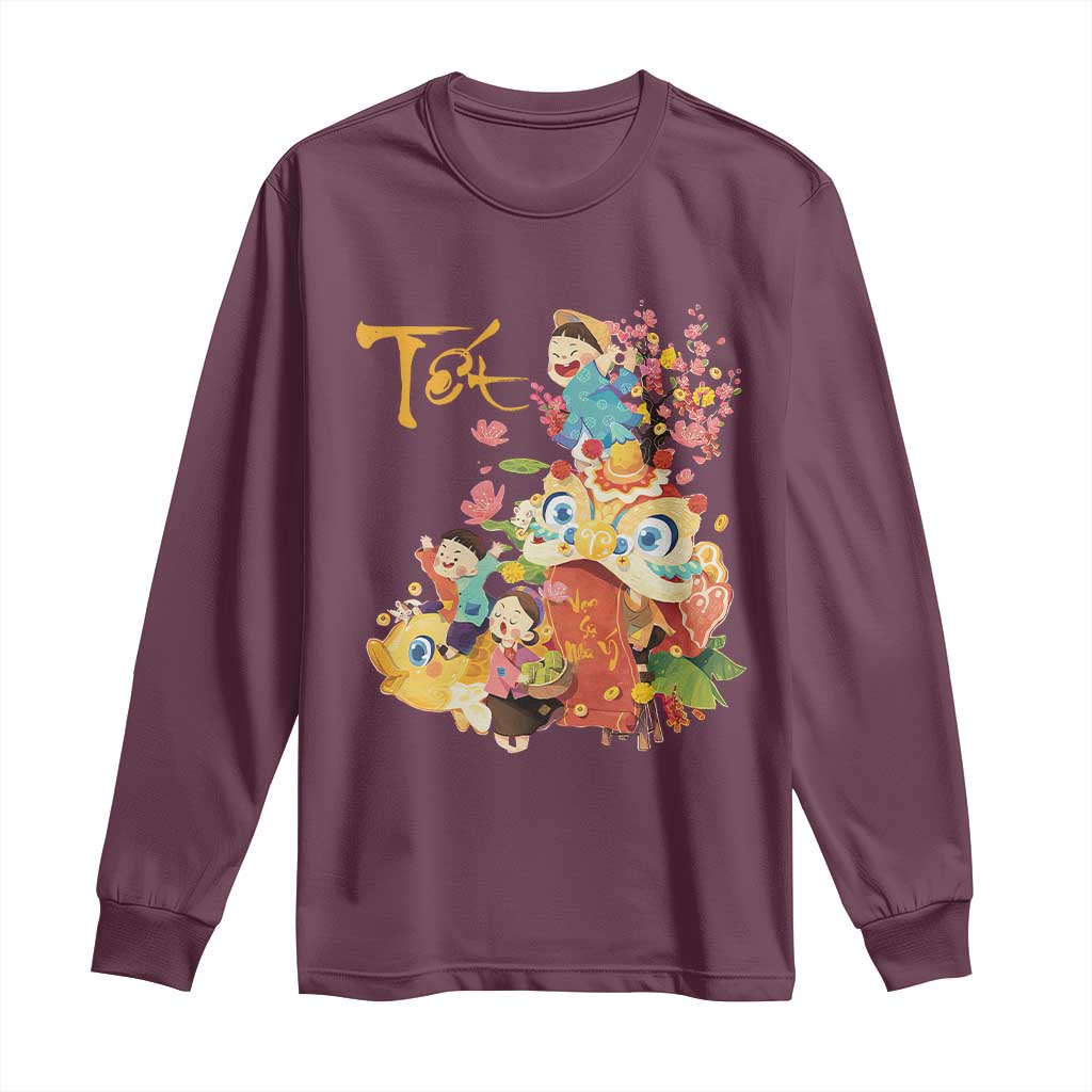 Funny Tet Vietnamese New Year 2025 Viet Holiday Long Sleeve Shirt
