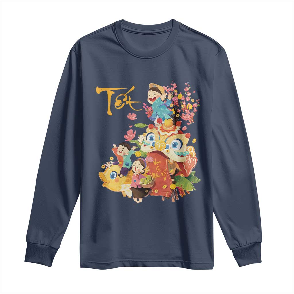 Funny Tet Vietnamese New Year 2025 Viet Holiday Long Sleeve Shirt