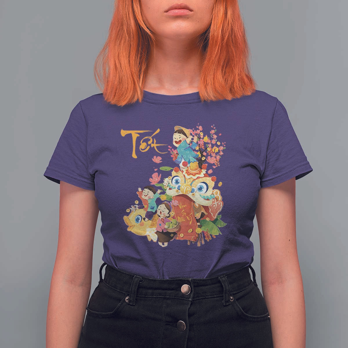 Funny Tet Vietnamese New Year 2025 Viet Holiday T Shirt For Women - Wonder Print Shop
