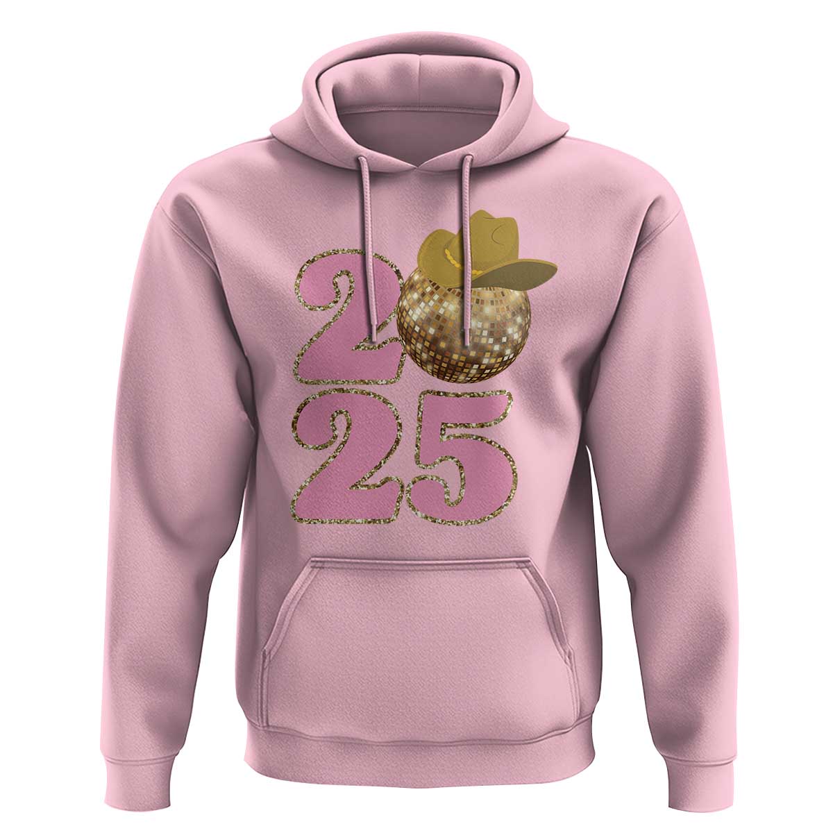 Howdy New Year 2025 Hoodie Happy New Year Sparkling Cowboy Cowgirl