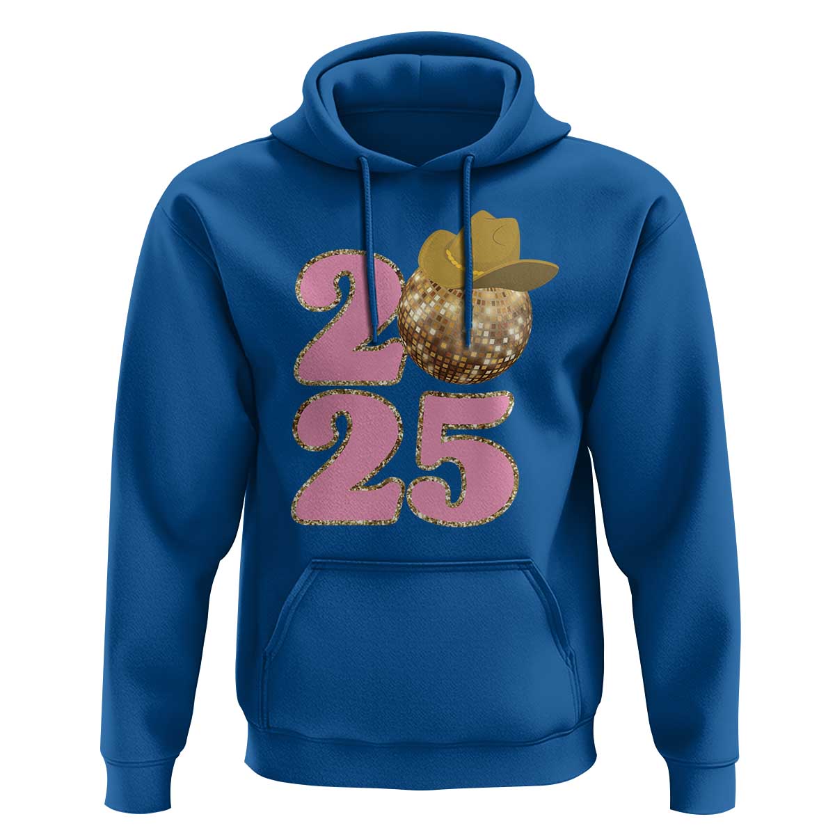 Howdy New Year 2025 Hoodie Happy New Year Sparkling Cowboy Cowgirl