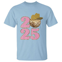 Howdy New Year 2025 T Shirt Happy New Year Sparkling Cowboy Cowgirl - Wonder Print Shop
