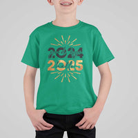 Goodbye 2024 Hello 2025 T Shirt For Kid New Year's Eve Party - Wonder Print Shop