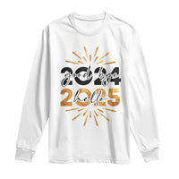 Goodbye 2024 Hello 2025 Long Sleeve Shirt New Year's Eve Party