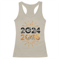 Goodbye 2024 Hello 2025 Racerback Tank Top New Year's Eve Party