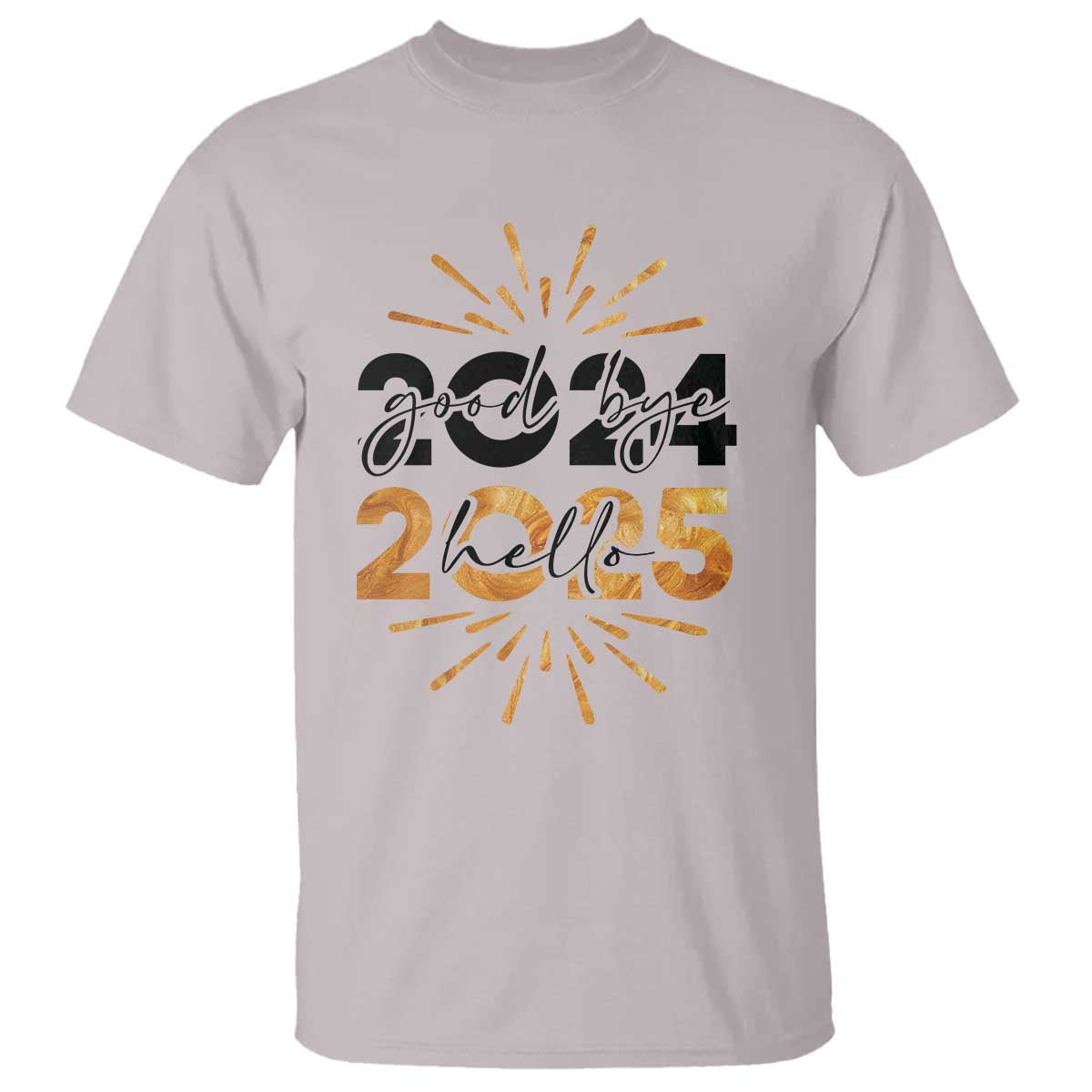 Goodbye 2024 Hello 2025 T Shirt New Year's Eve Party - Wonder Print Shop