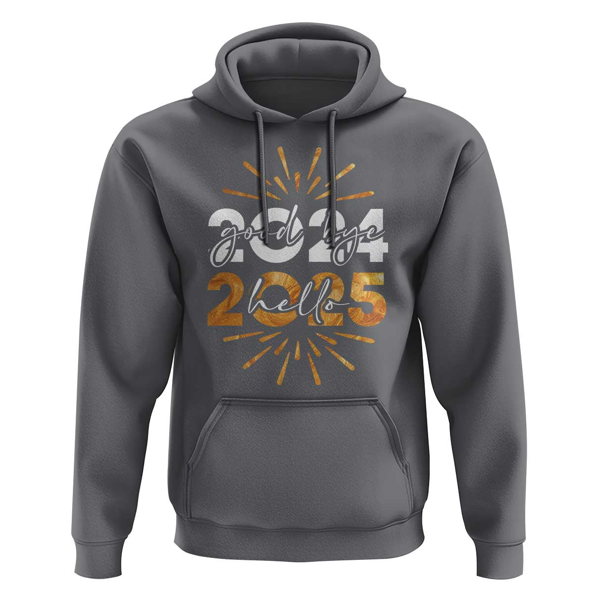 Goodbye 2024 Hello 2025 Hoodie New Year's Eve Party Fireworks