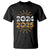 Goodbye 2024 Hello 2025 T Shirt New Year's Eve Party Fireworks - Wonder Print Shop